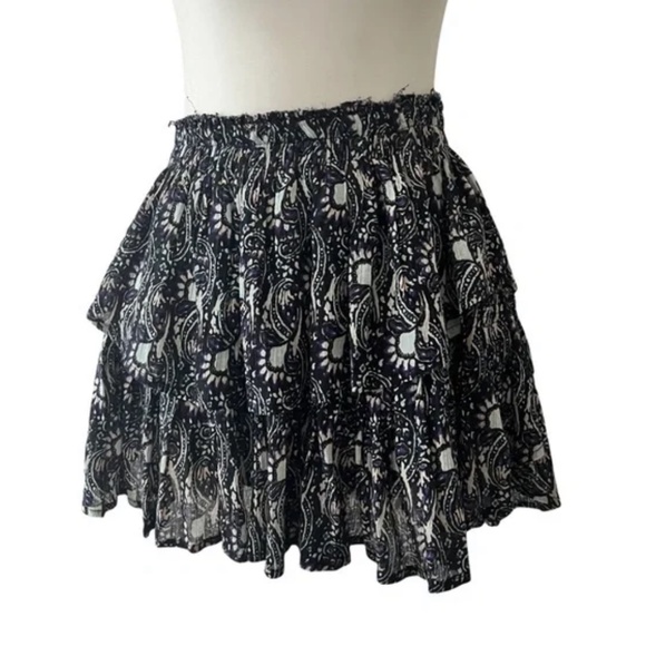LOVESHACKFANCY ruffle mini SKIRT - Picture 2 of 6